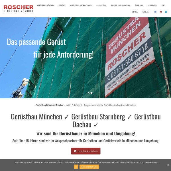 ROSCHER | Gerüstbau München 82319 Starnberg